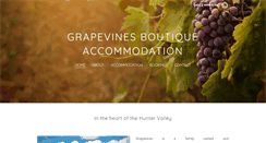 Desktop Screenshot of grapevines.com.au